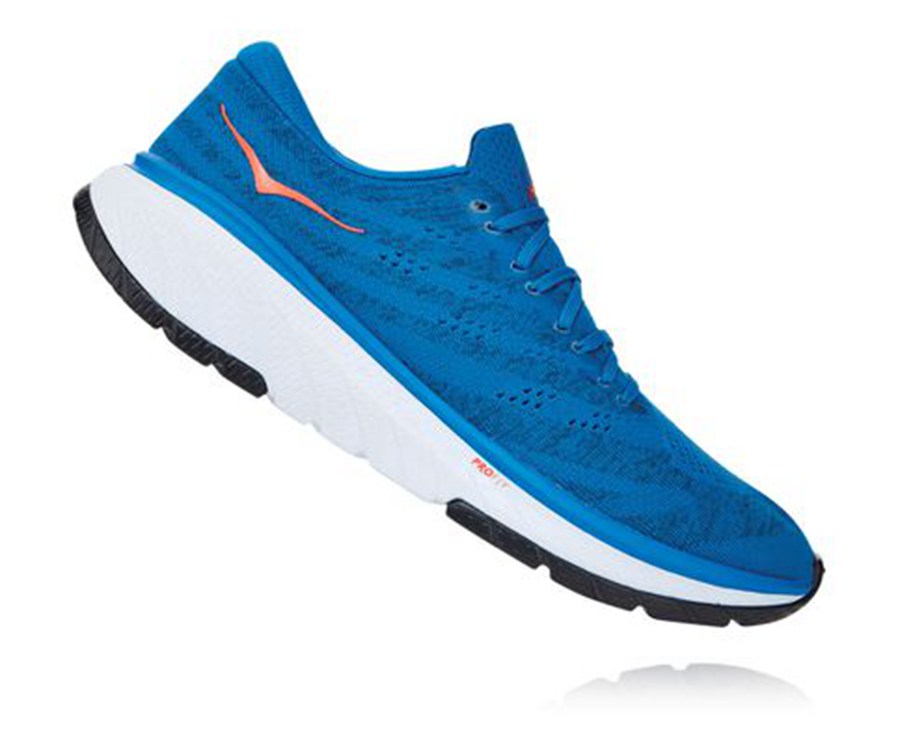 Zapatillas Running Hoka One One Hombre - Cavu 3 - Azules - YMJ236589